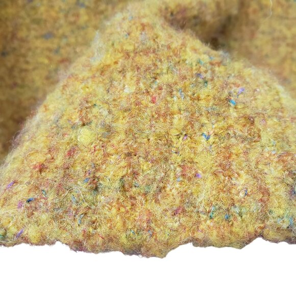 Mystree Yellow Multicolor Round Neck Long Sleeve Pullover Sweater L Womens - Picture 5 of 9